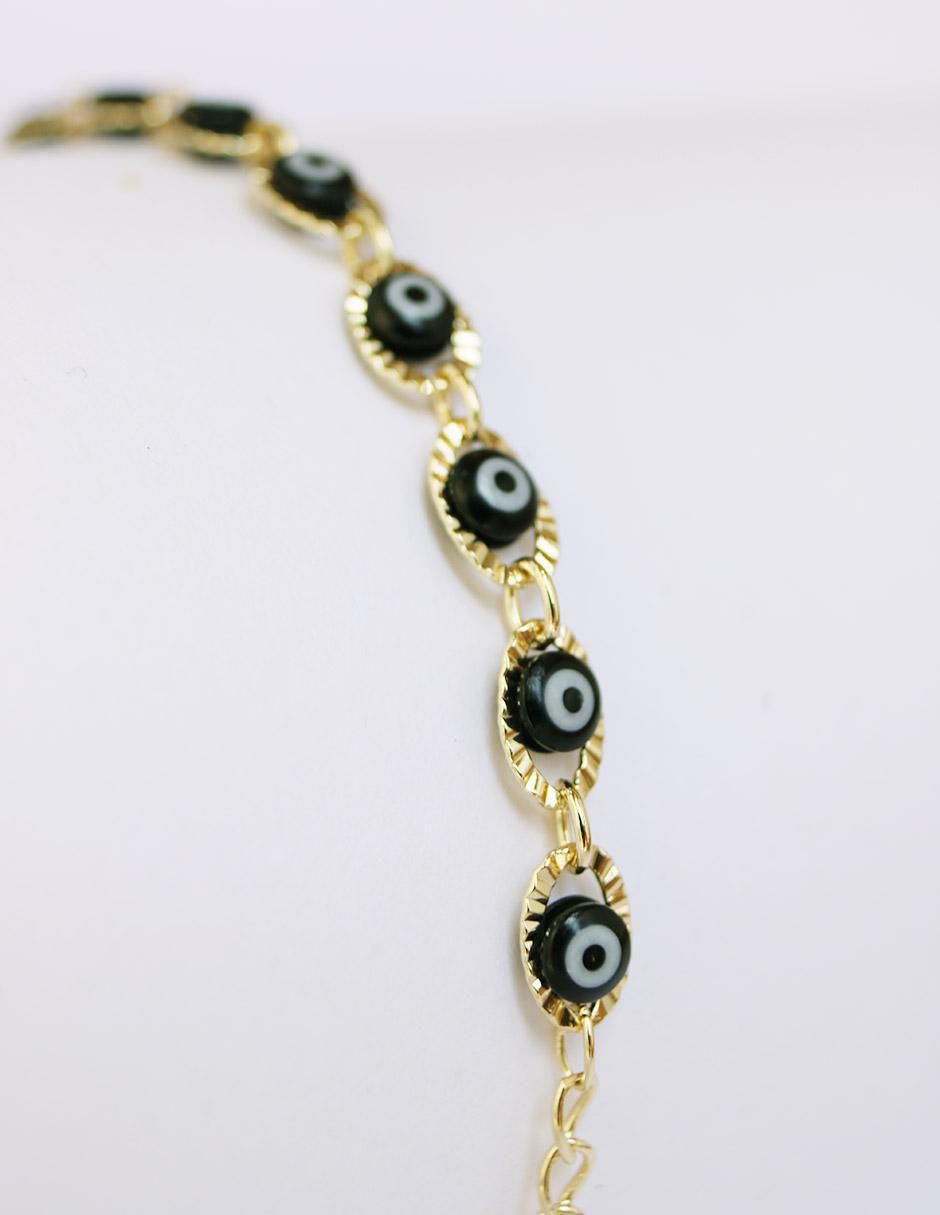 Pulsera de oro laminado 8 k con acabado brillante 3