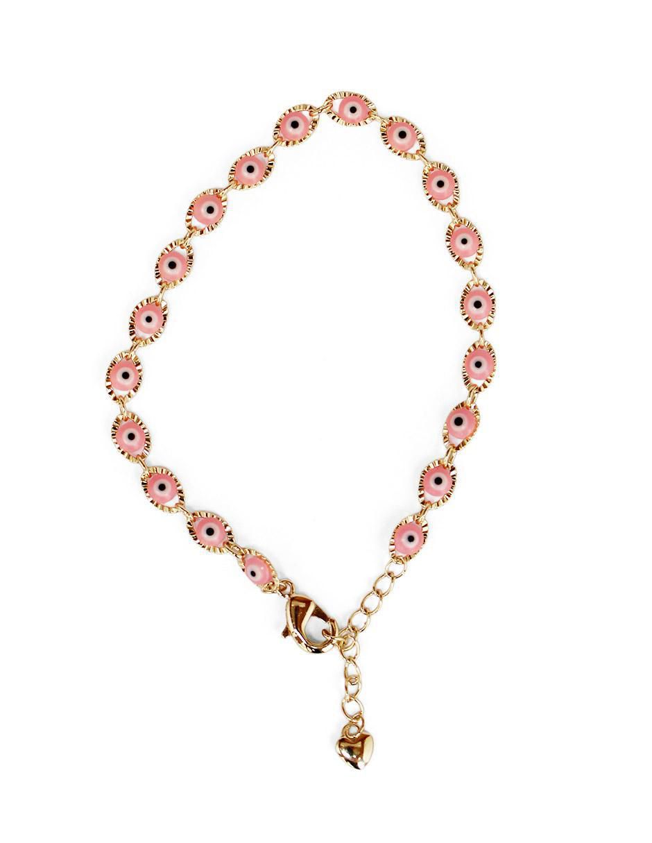 Pulsera de oro laminado 8 k con acabado brillante
