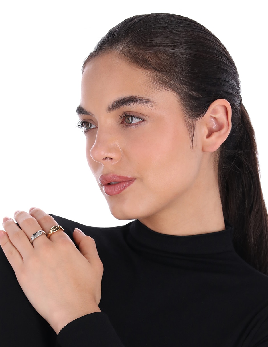 Set anillo circular 9.1 Signet Heirlooms pulido 3