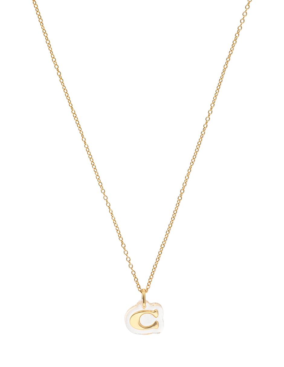 Collar de letra c 10.1 Embedded Lucite