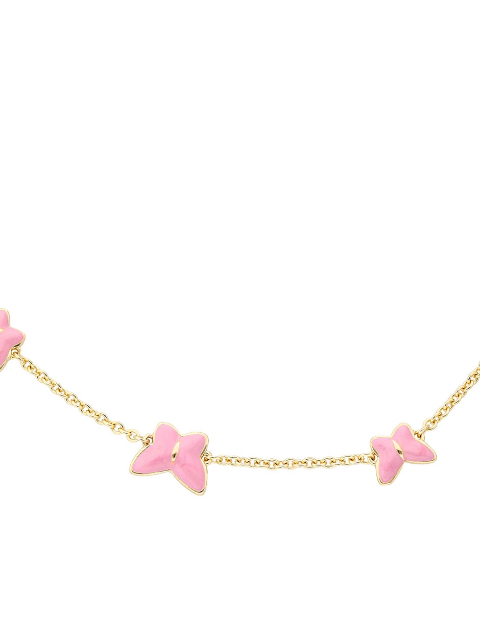 Pulsera 14 k acabado baño de oro 2