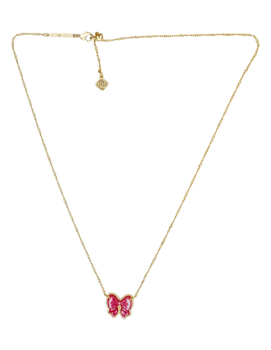 Collar con dije de moño 14 K 2