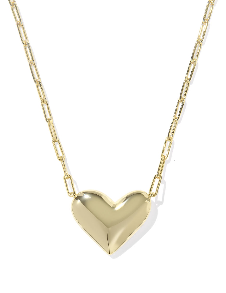 Collar de corazón Preprimavera 14 K 2