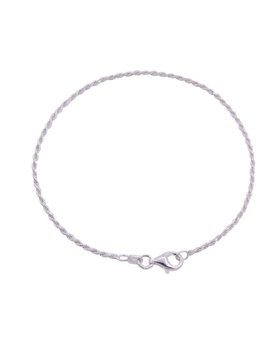 Brazalete de plata P925 con acabado pulido
