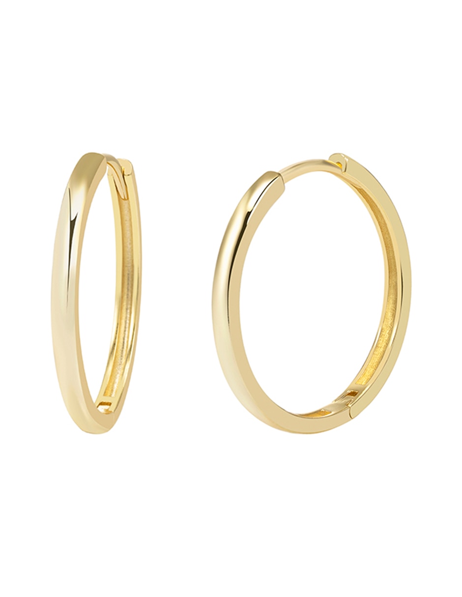 Arracadas Golden baño de oro 14 K