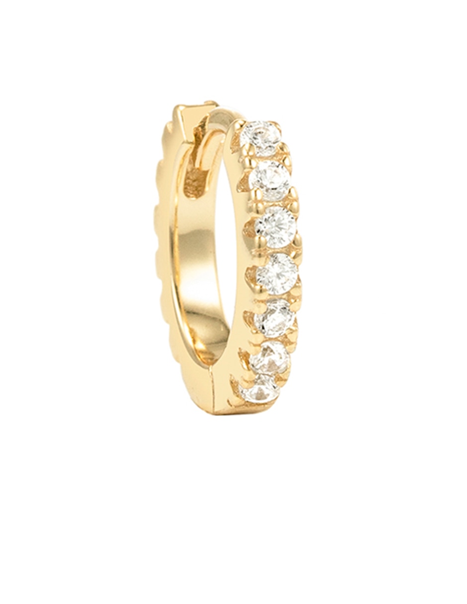 Piercing Golden Circonias baño de oro 14 k zirconia