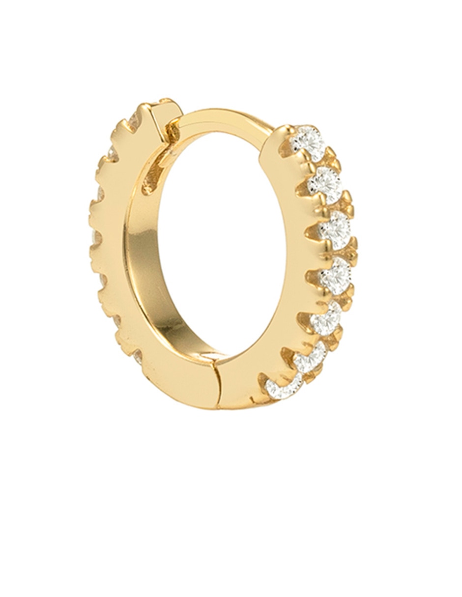 Piercing Golden Circonias baño de oro 14 k zirconia 2