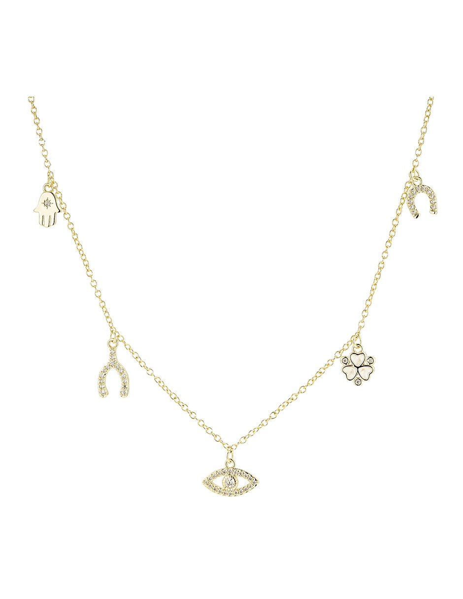 Collar Protección de baño de oro 14 K
