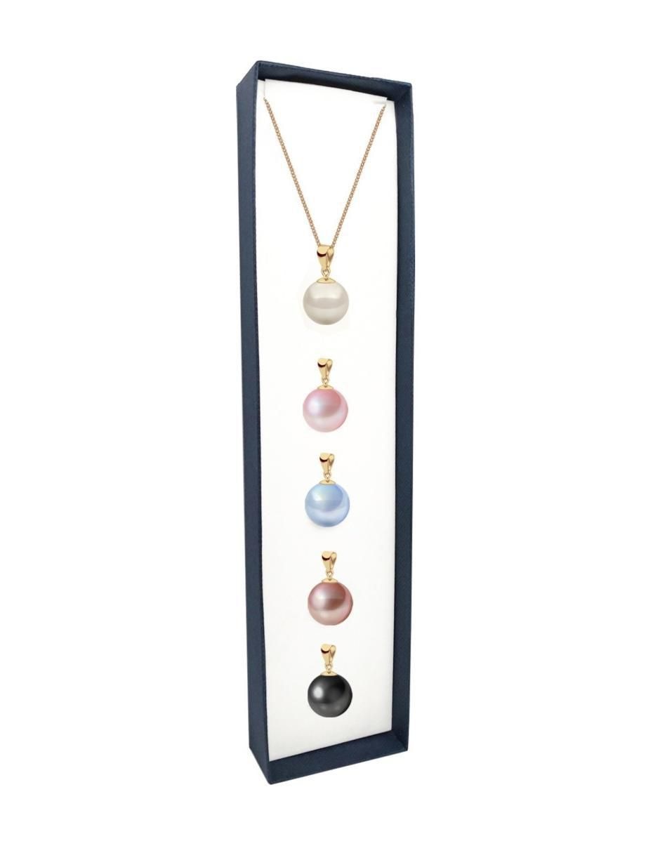 Set collar Éclair perla de cristal 3