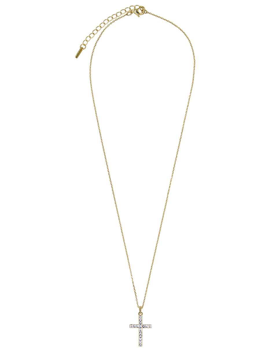 Collar con dije de cruz Square 2
