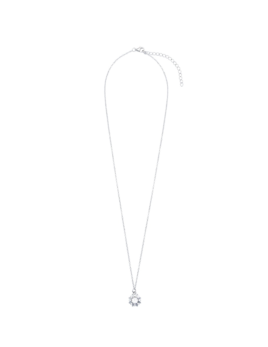Collar con dije Snowflake de plata P 925 2
