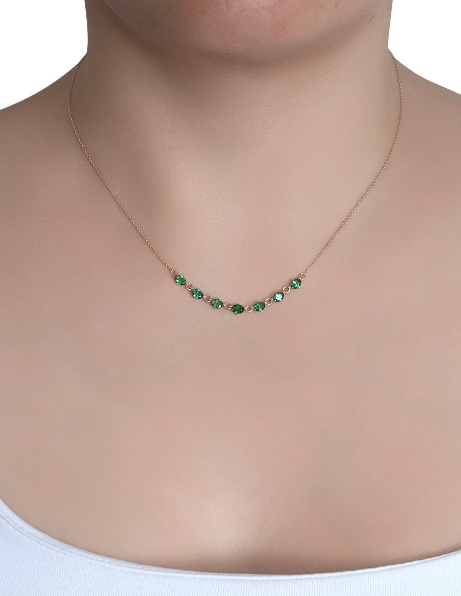 Collar Circonia Oval 3