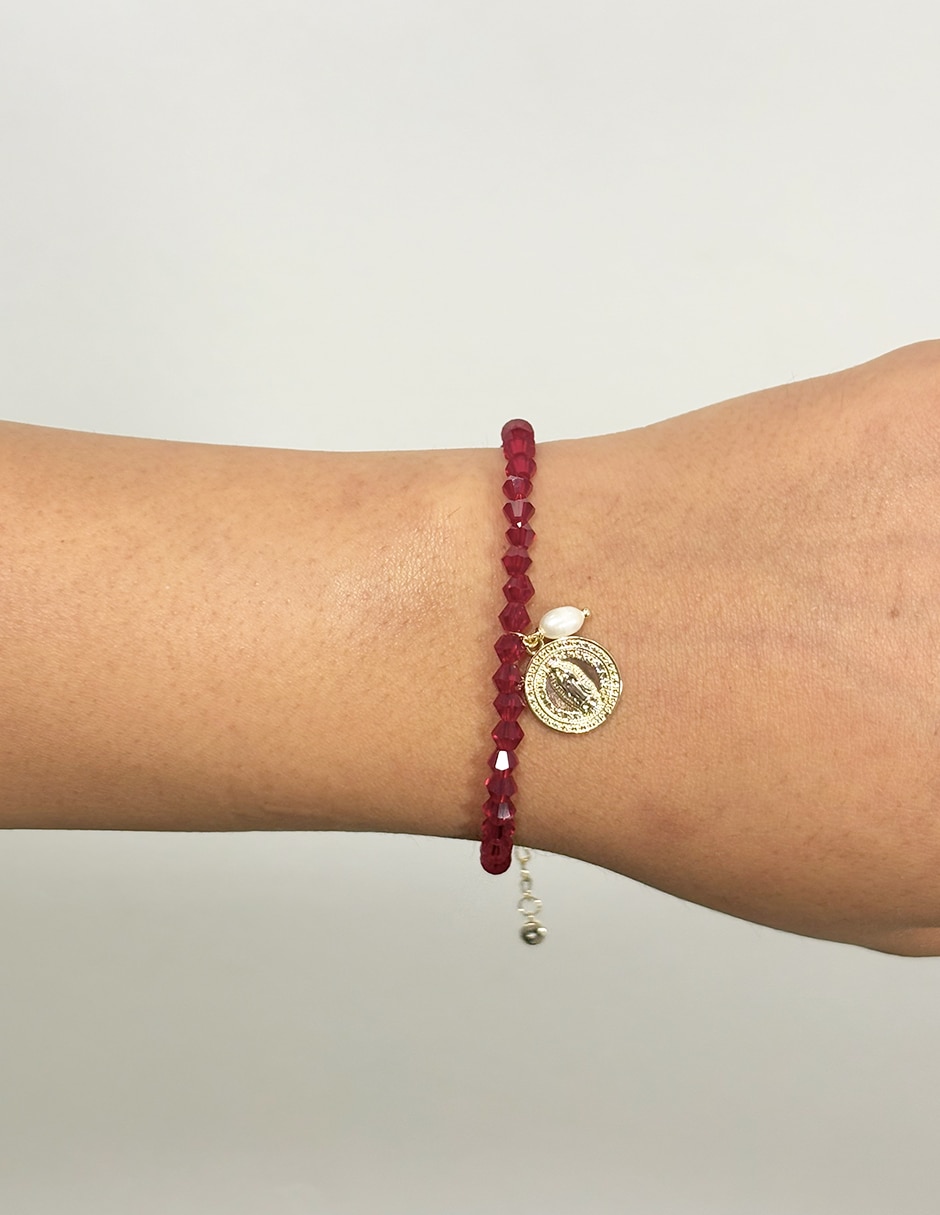 Pulsera 14 K Religiosos con acabado 3