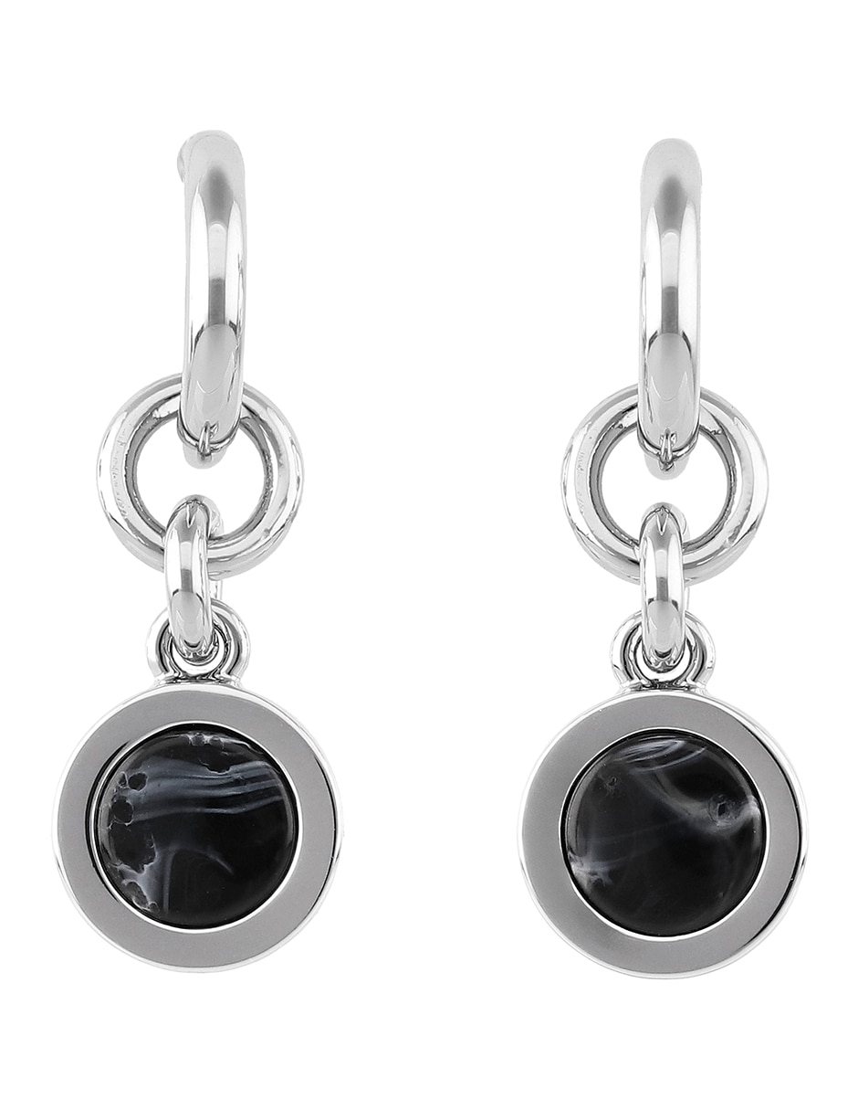 Aretes largos Adria con acabado esmaltado