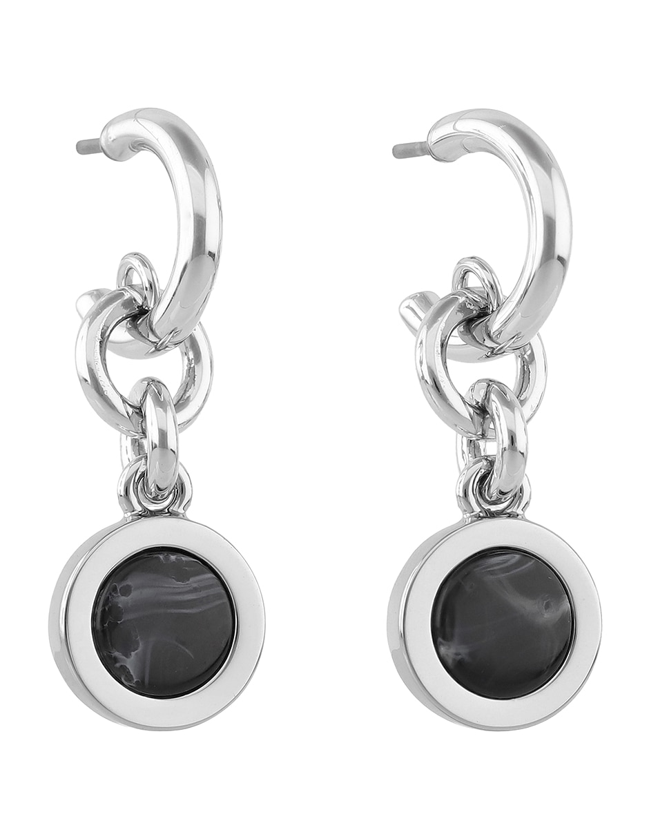 Aretes largos Adria con acabado esmaltado 2