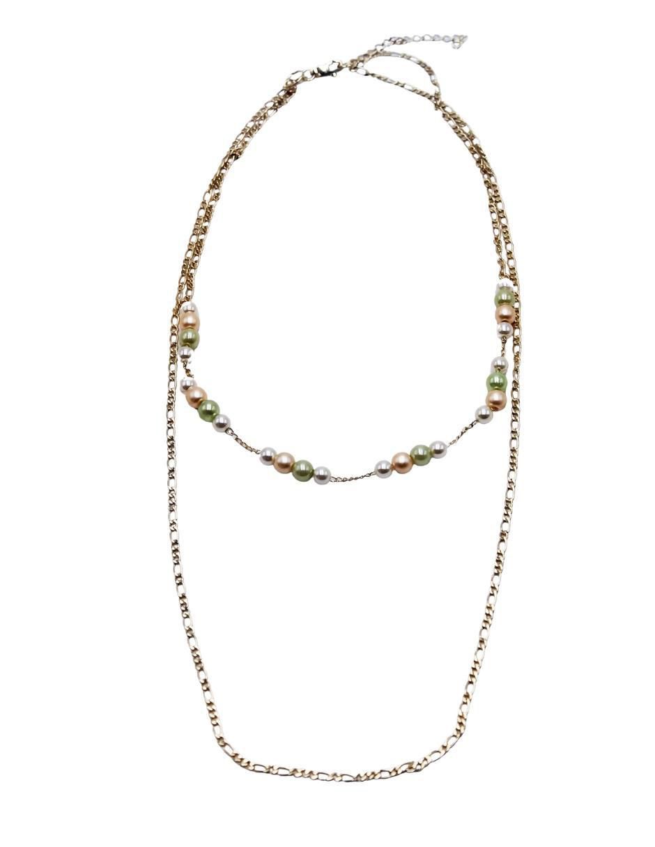 Collar de varios hilos de oro 18 K 3