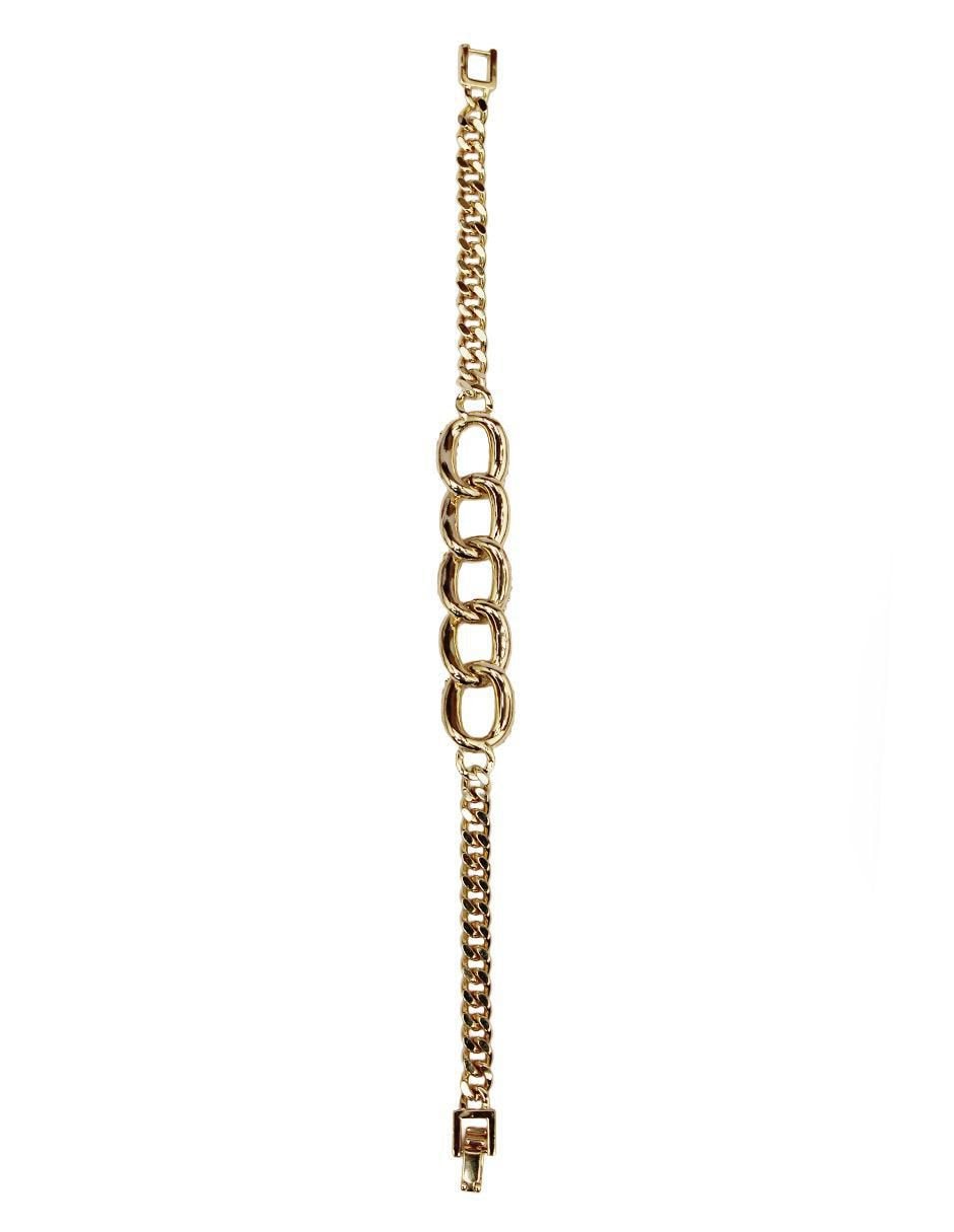 Pulsera de oro laminado 8 k con acabado brillante Pulsera de oro laminado 8 k con acabado brillante