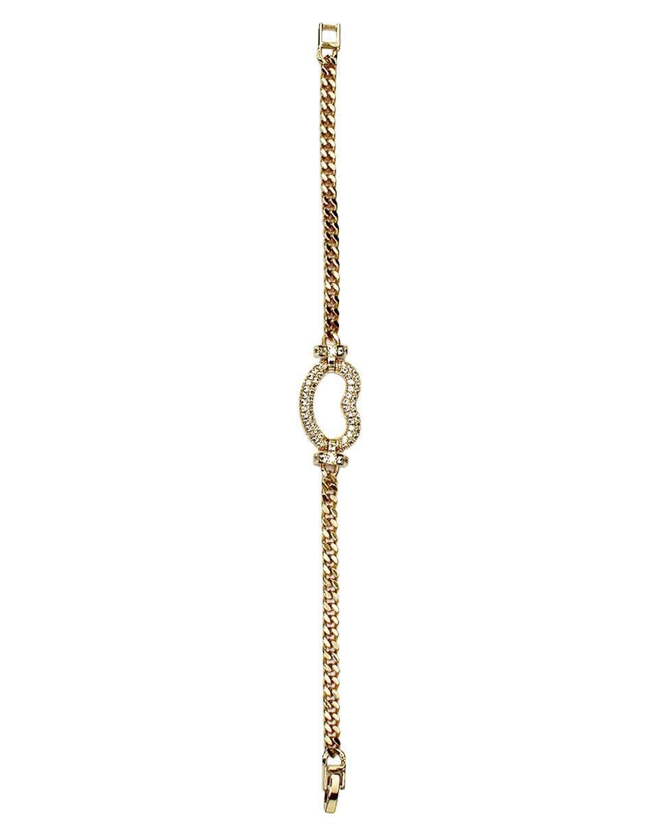 Pulsera de oro laminado 8 k con acabado brillante