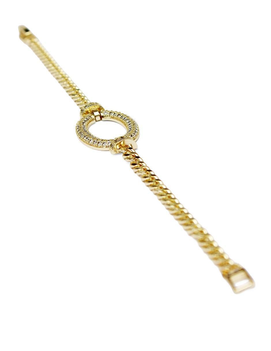 Pulsera de oro laminado 8 k con acabado brillante 4