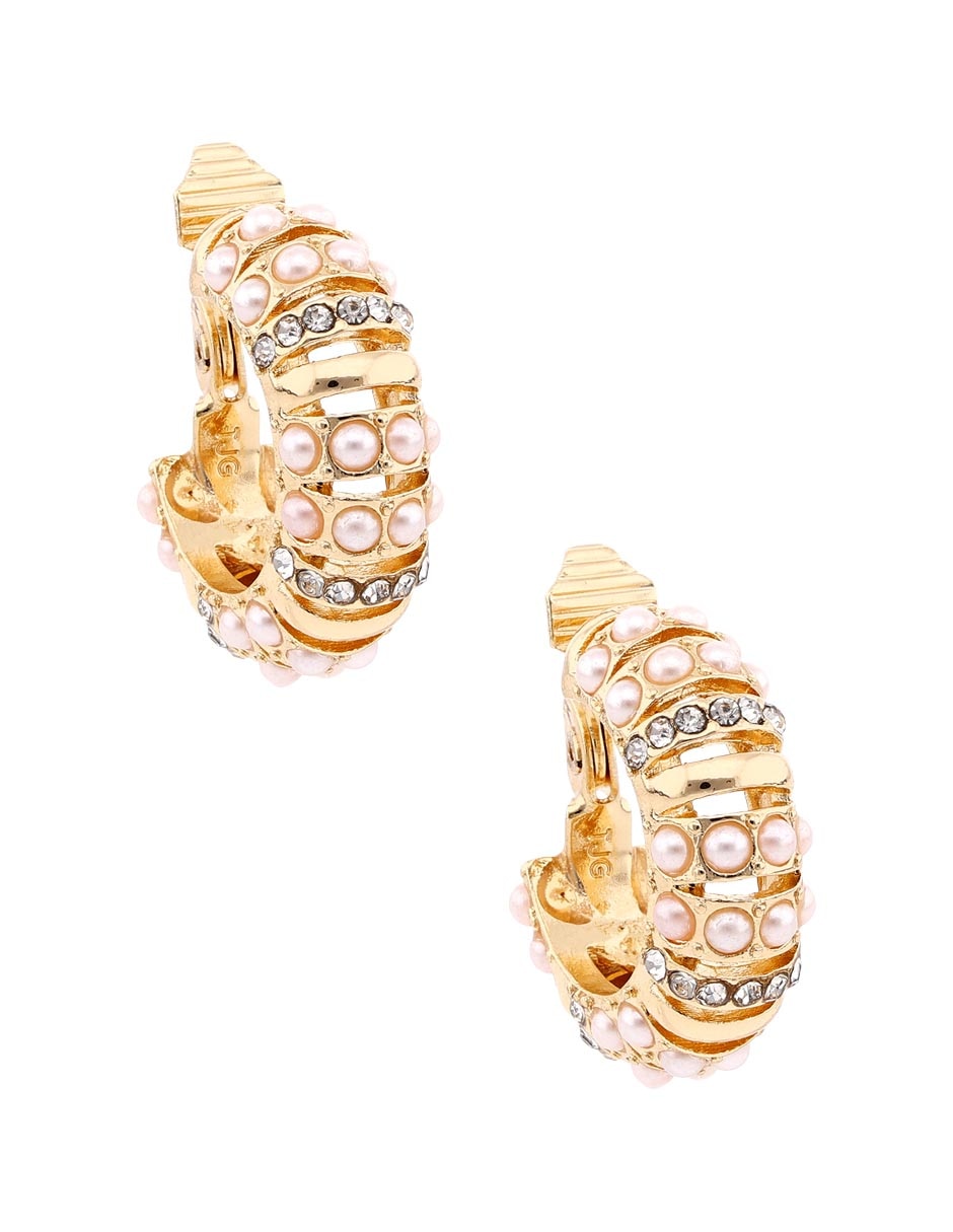 Aretes circular Award Winner con acabado pavé 2