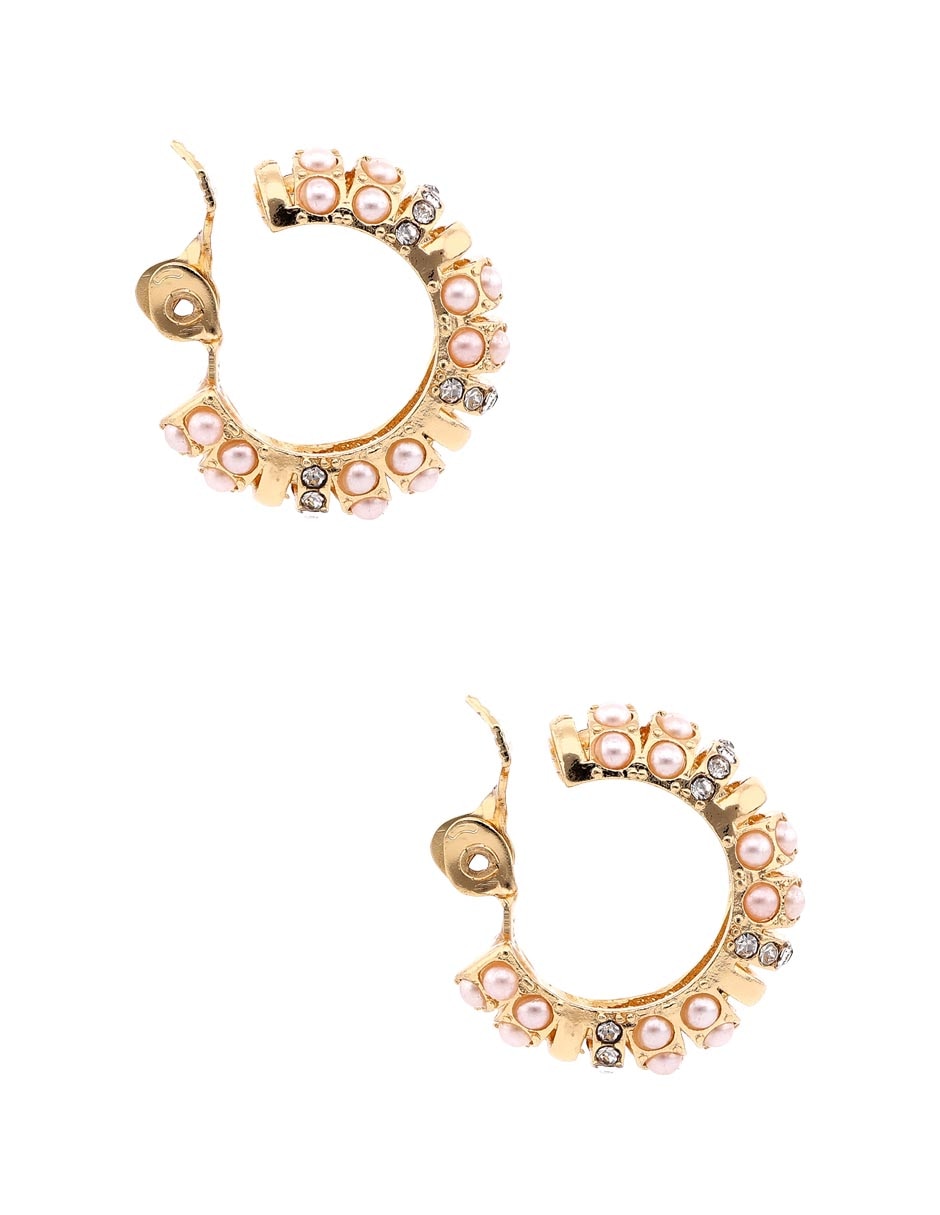 Aretes circular Award Winner con acabado pavé 3