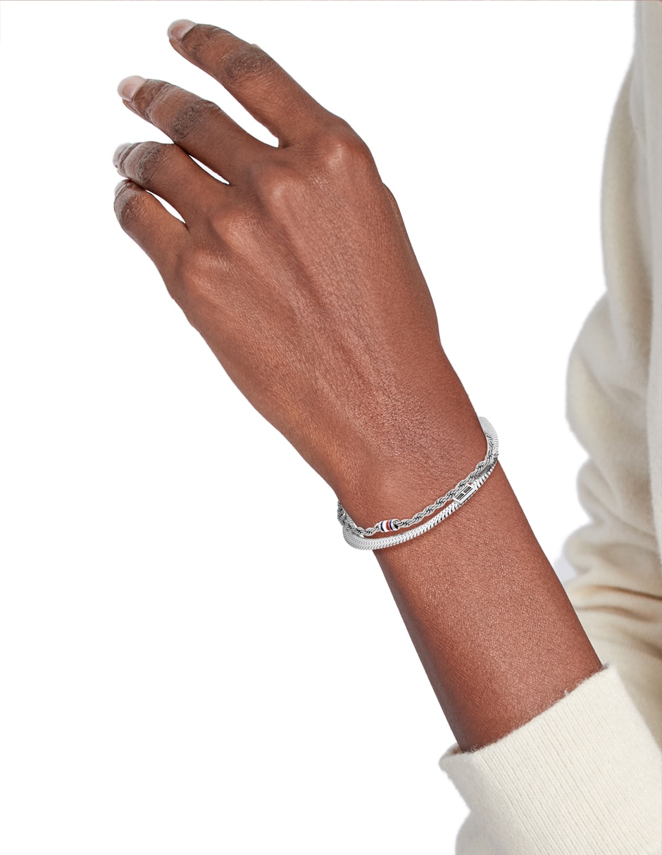 Pulsera Layered con acabado brillante 3