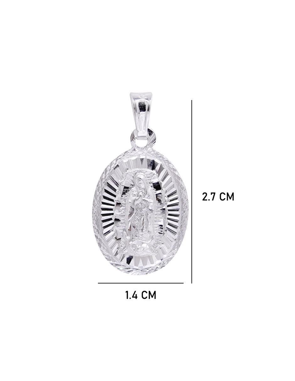Dije ovalada sin colección virgen de guadalupe de plata P 925 4