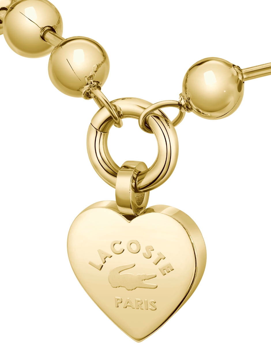 Pulsera de acero inoxidable Love my Croc con acabado brillante 3