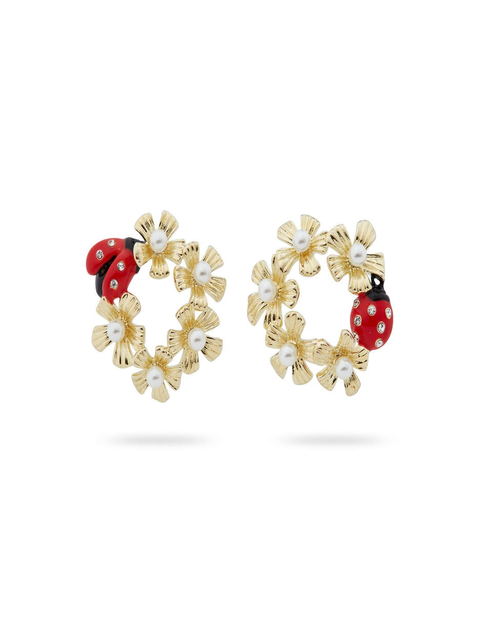 Aros de flor Lady Pearl