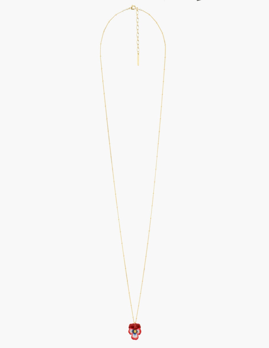 Collar de flor Mil Pensamientos de baño de oro 2