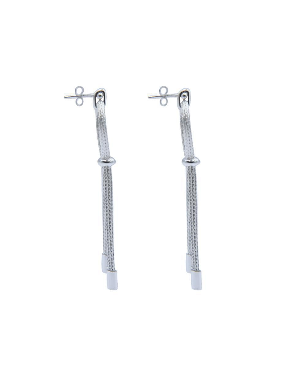 Aretes largos de plata P925 2