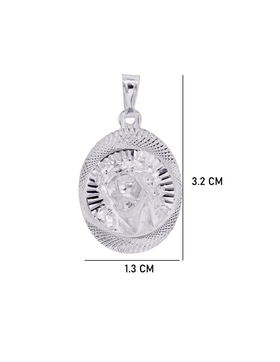 Dije ovalada sin colección jesucristo de plata P 925 5