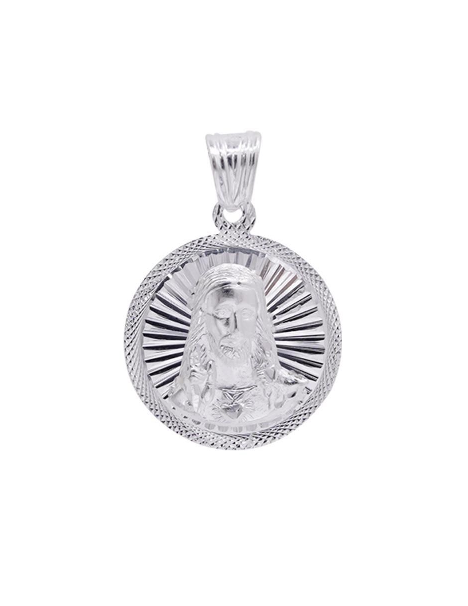 Dije redondo sin colección jesucristo de plata P 925 Dije redondo sin colección jesucristo de plata P 925