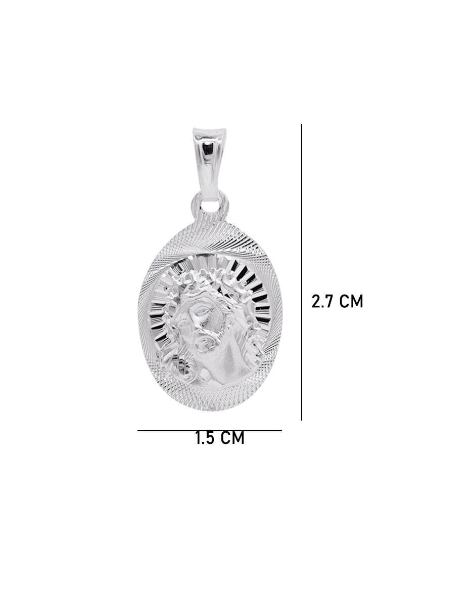 Dije ovalada sin colección jesucristo de plata P 925 5