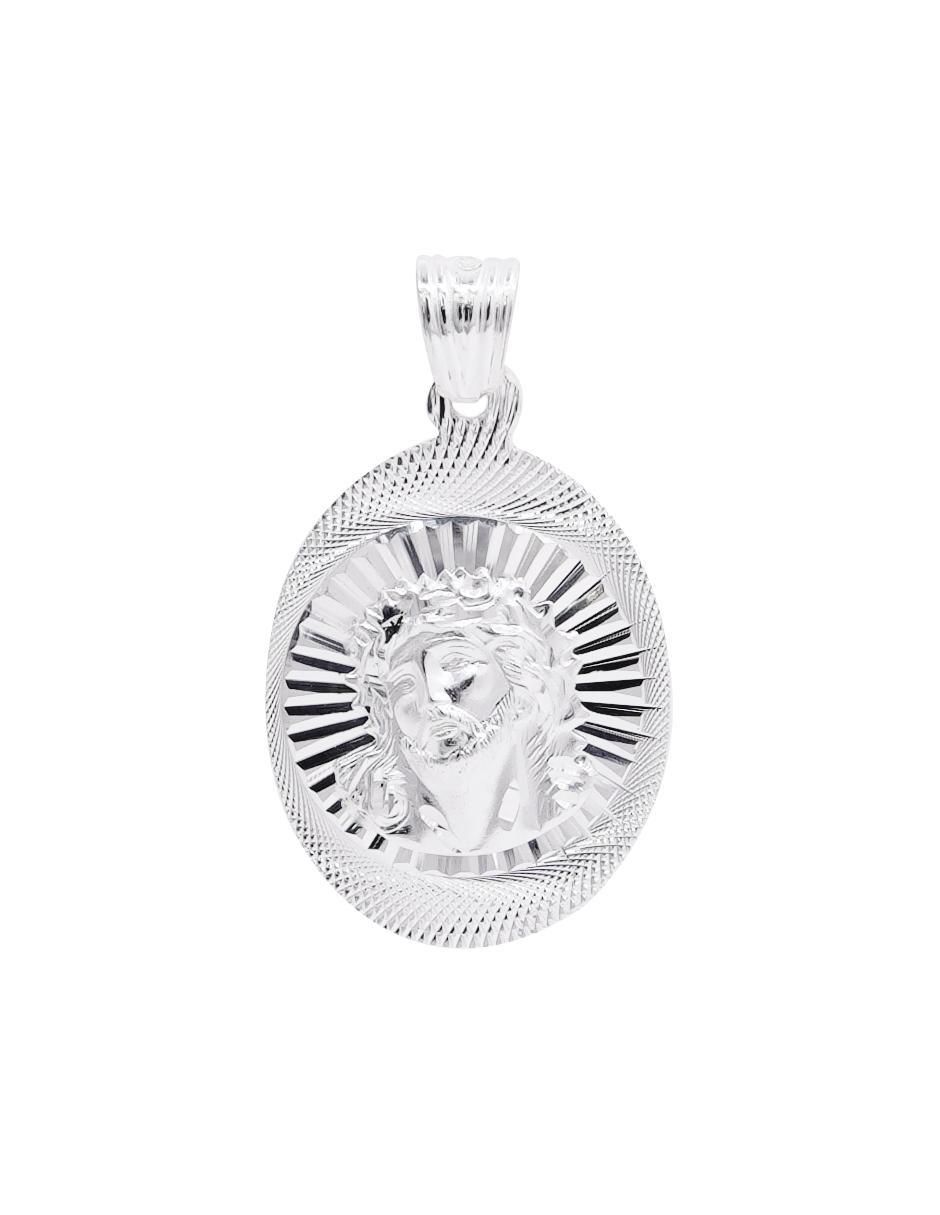 Dije ovalada sin colección jesucristo de plata P 925 Dije ovalada sin colección jesucristo de plata P 925