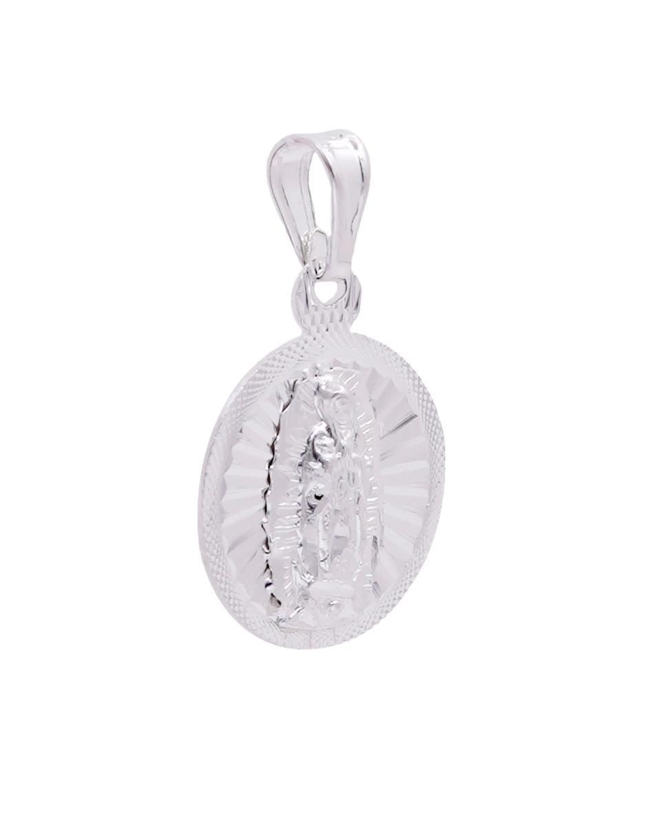 Dije circular sin colección jesucristo de plata P 925 4