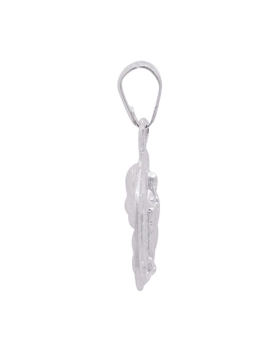 Dije circular sin colección jesucristo de plata P 925 5