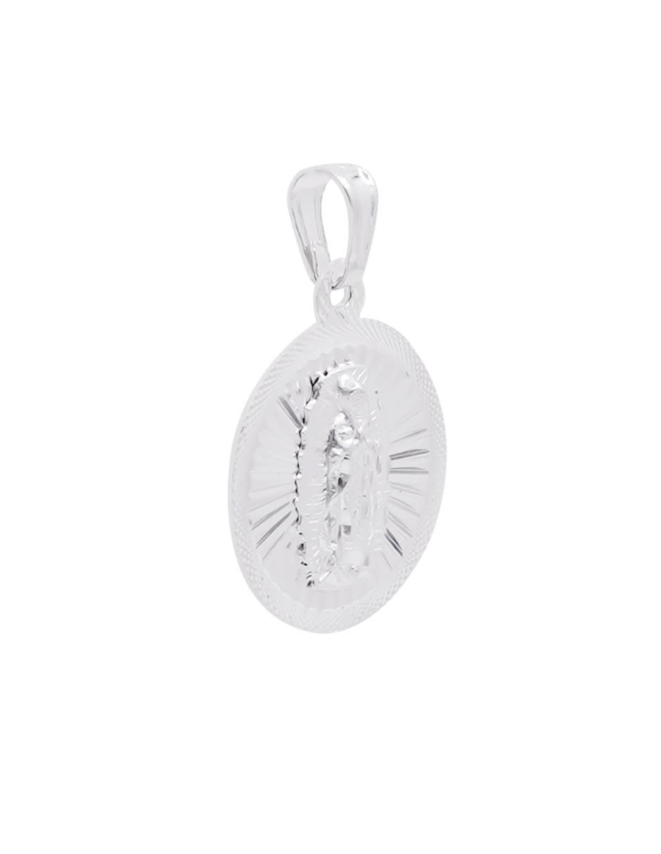 Dije circular sin colección virgen de guadalupe de plata P 925 2