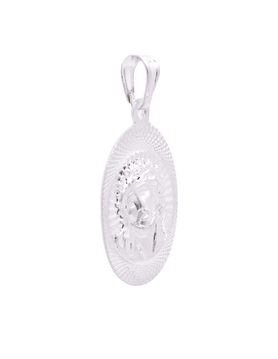 Dije ovalada sin colección jesucristo de plata P 925 2