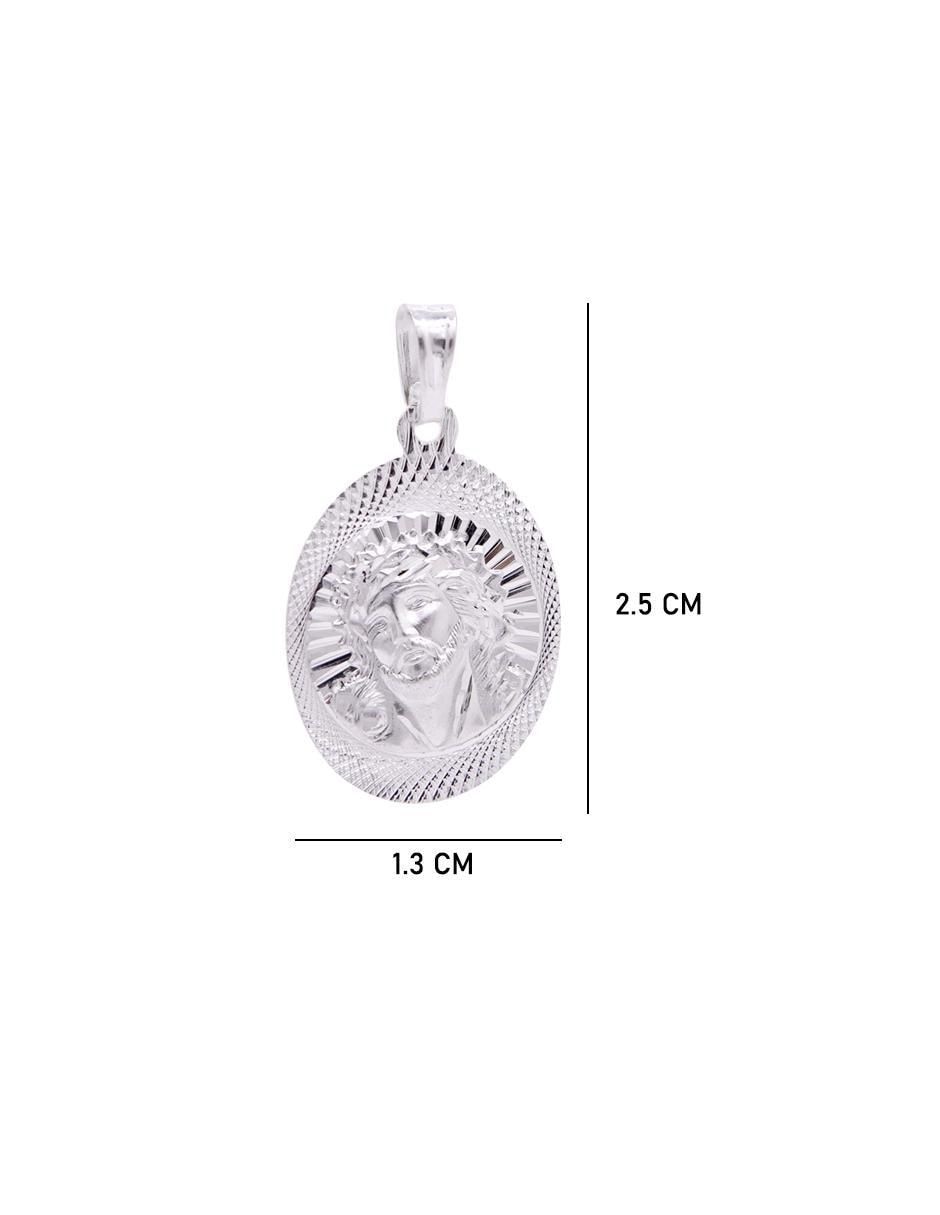 Dije ovalada sin colección jesucristo de plata P 925 4