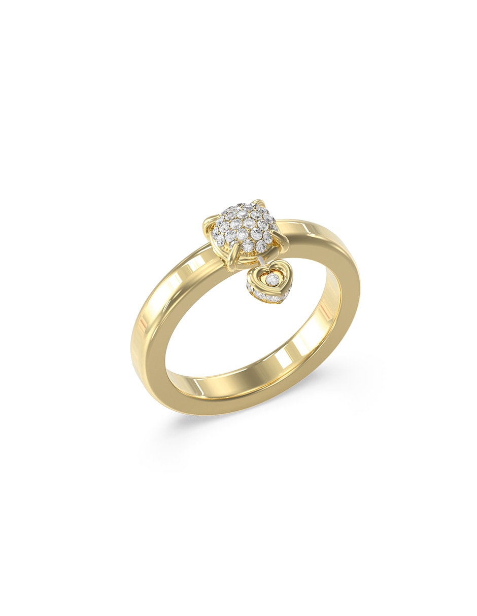 Anillo Love circonita pavé