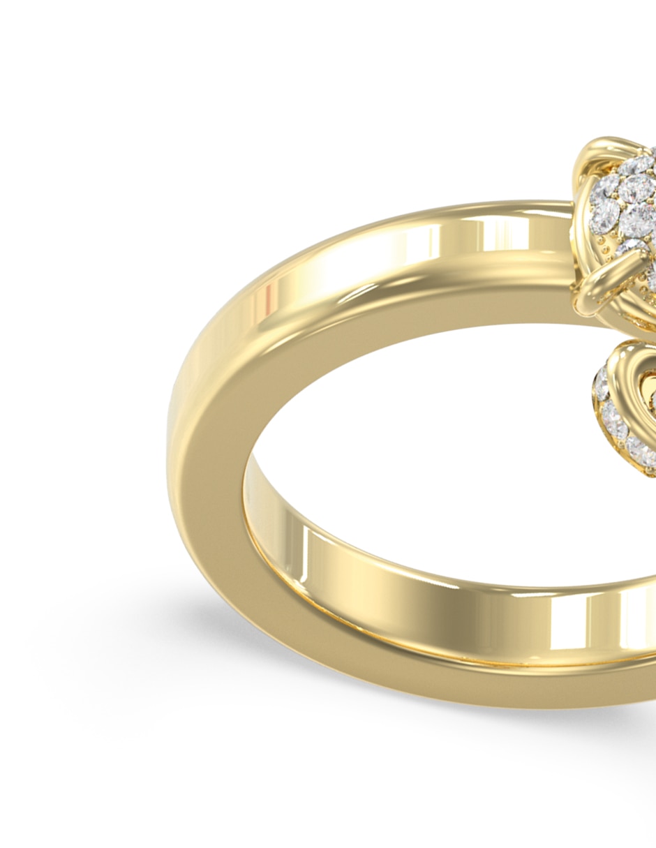 Anillo Love circonita pavé 2