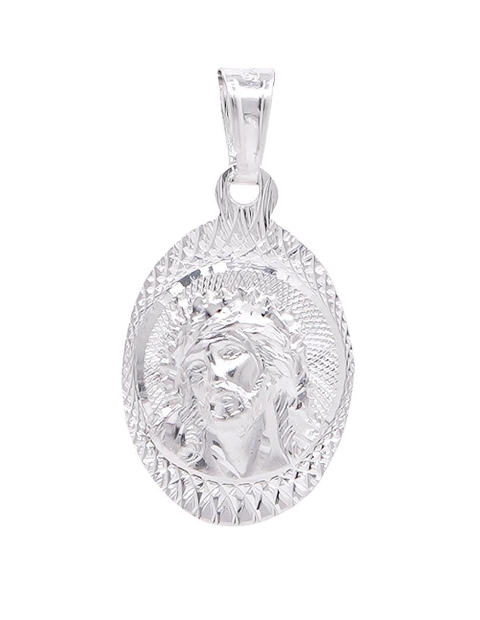 Dije ovalada cristo de plata P 925