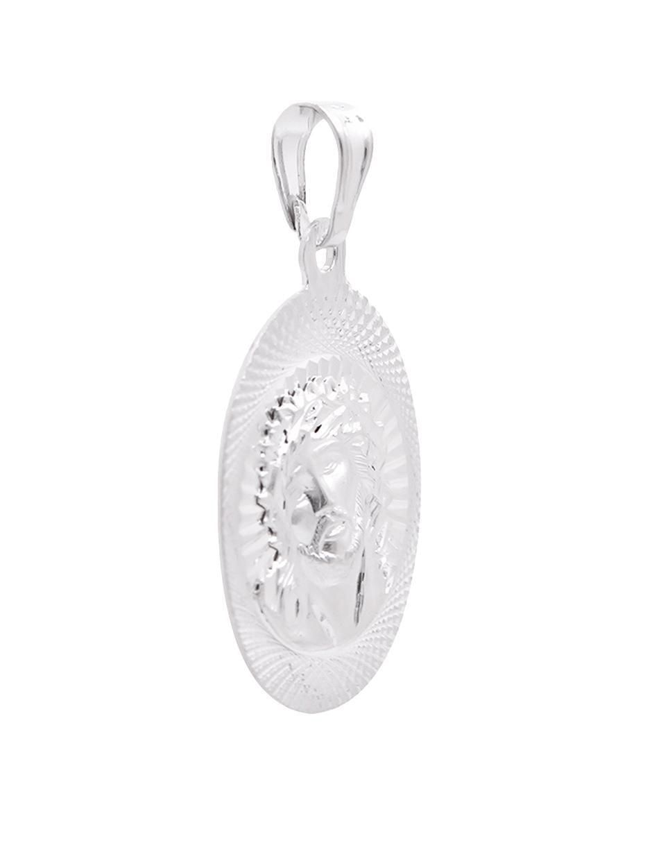 Dije ovalada cristo de plata P 925 2