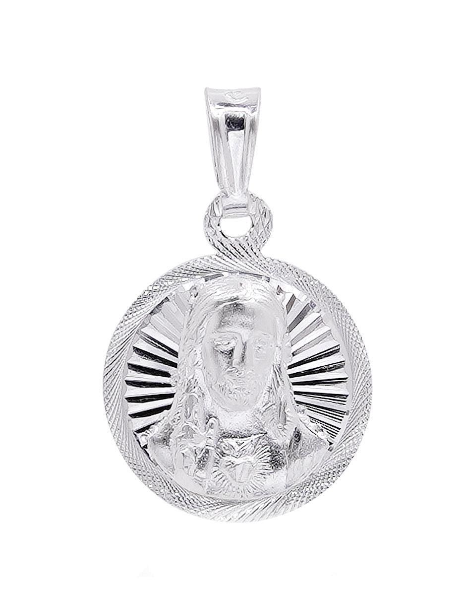Dije circular jesucristo de plata P 925
