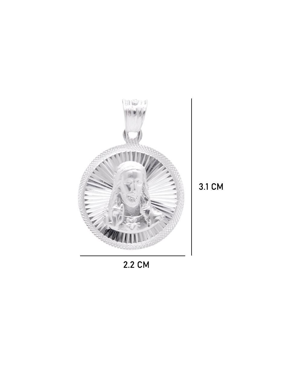 Dije circular de plata P 925 4