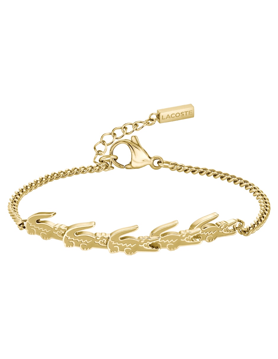 Pulsera Crocodile con acabado brillante