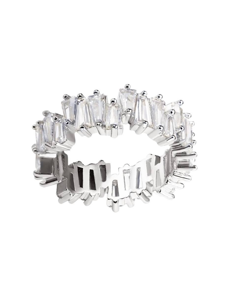 Anillo multi gemas triangular Natalia Bojalil Luxury P 925 de plata ...