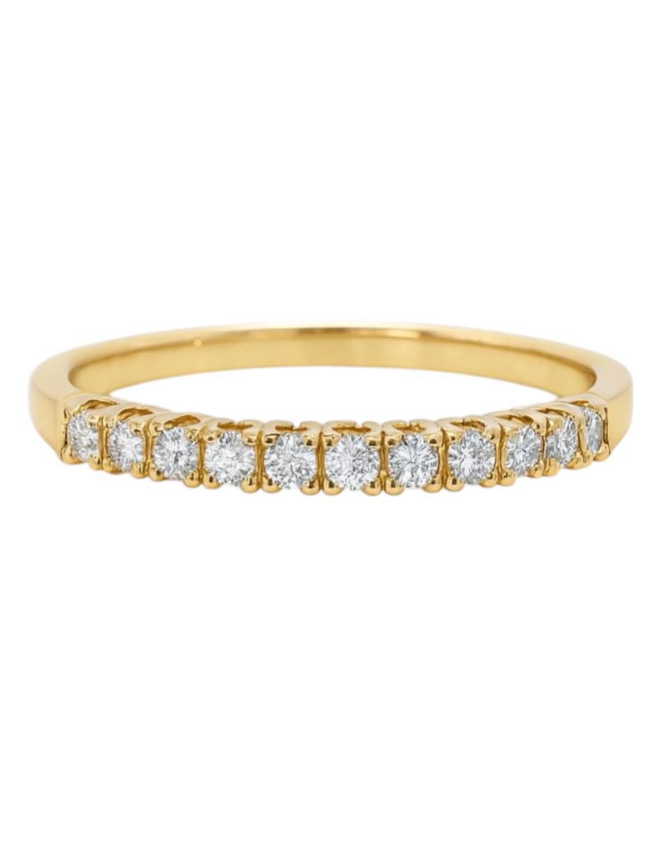 Anillo multi gemas circular 14 k de oro amarillo zirconia pulido Anillo multi gemas circular 14 k de oro amarillo zirconia pulido