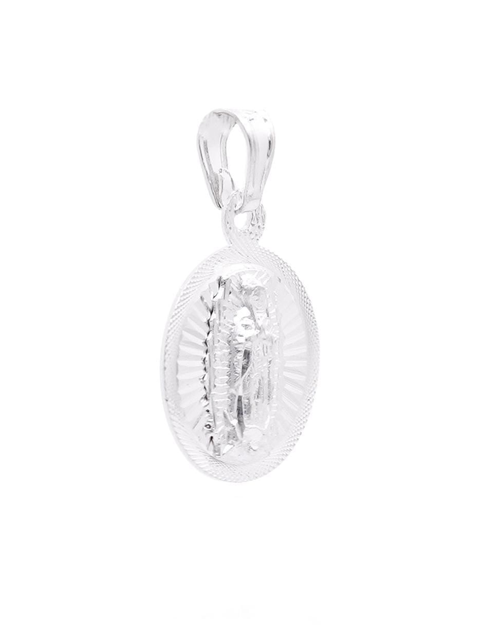 Dije circular virgen de guadalupe de plata P 925 2